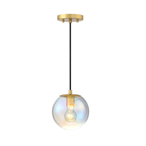 Neva One Light Pendant in Burshed Gold (43|D354M7PBG)