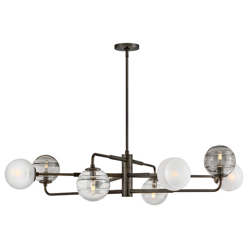 Oberon LED Chandelier in Black Oxide (138|FR30508BX)