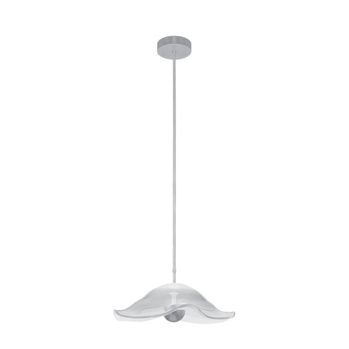 Embark LED Pendant in Silver Leaf/Clear (48|10006843)