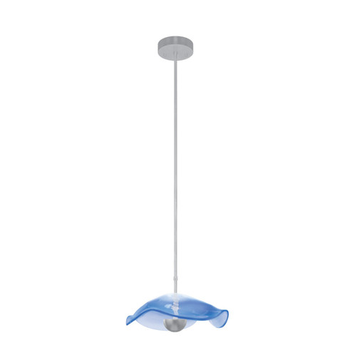 Embark LED Pendant in Silver Leaf/Blue (48|10006741)