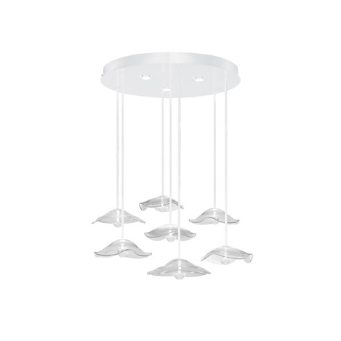 Embark LED Pendant in White/Clear (48|10006663)