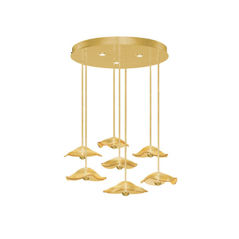 Embark LED Pendant in Gold Leaf/Amber (48|10006632)