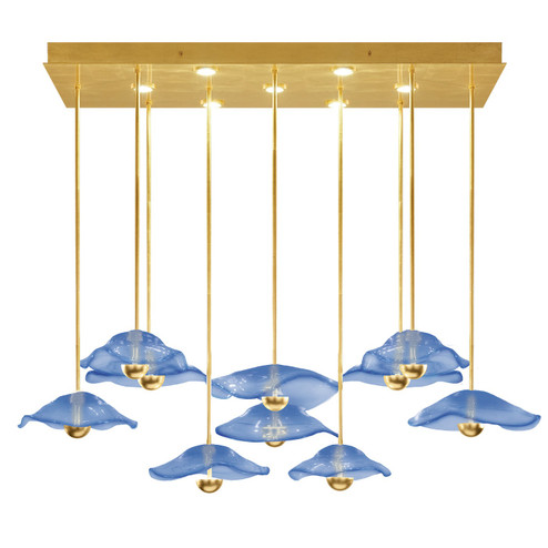 Embark LED Pendant in Gold Leaf/Blue (48|10006231)