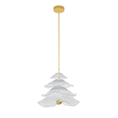 Embark LED Pendant in Gold Leaf/Clear (48|10006133)