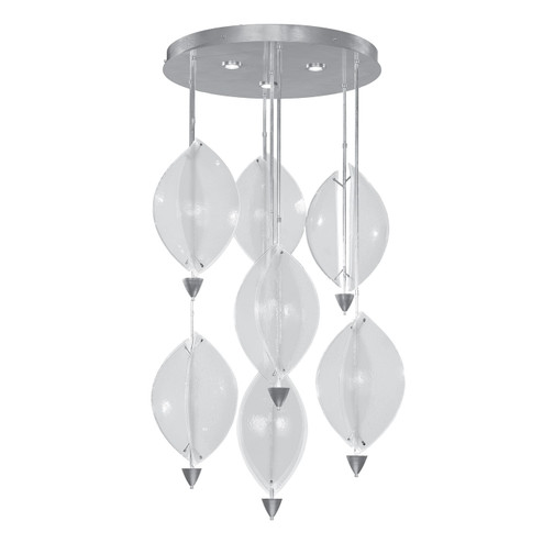 Embark LED Pendant in Silver Leaf/Clear (48|10006043)