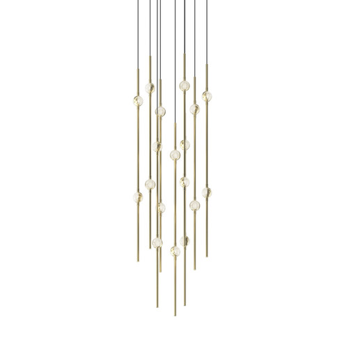 Constellation LED Pendant in Satin Brass (69|201238C27)