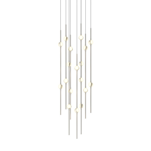 Constellation LED Pendant in Satin Nickel (69|201213W27)