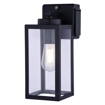 Lombard One Light Outdoor Wall Mount in Textured Black (63|T0786)