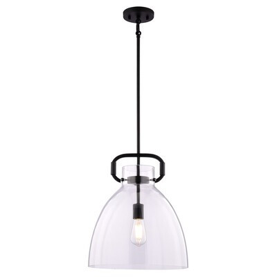 Madrona One Light Pendant in Black (63|P0432)