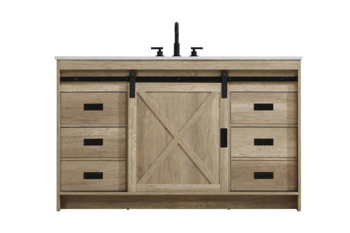 Austin Bathroom Vanity in Natural Oak (173|VF90554NT)
