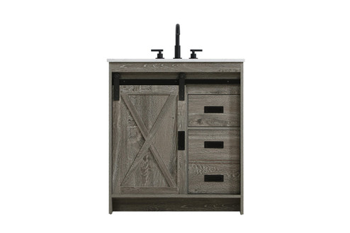 Austin Bathroom Vanity in Rustic Grey (173|VF90530RG)
