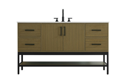 Lennox Bathroom Vanity in Chestnut Brown (173|VF60760MCB)