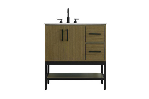 Lennox Bathroom Vanity in Chestnut Brown (173|VF60732MCB)