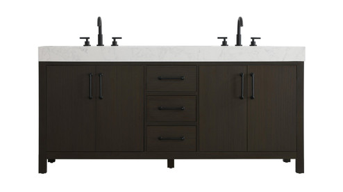 Nathan Bathroom Vanity in Mocha Brown (173|VF60672DMMB)