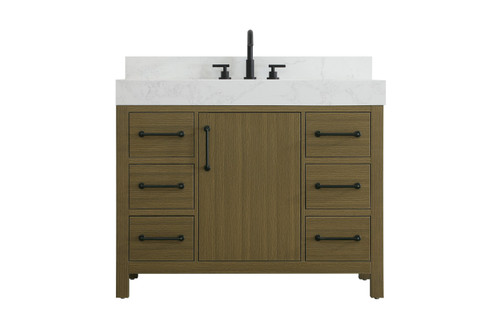 Nathan Bathroom Vanity in Chestnut Brown (173|VF60642MCBBS)