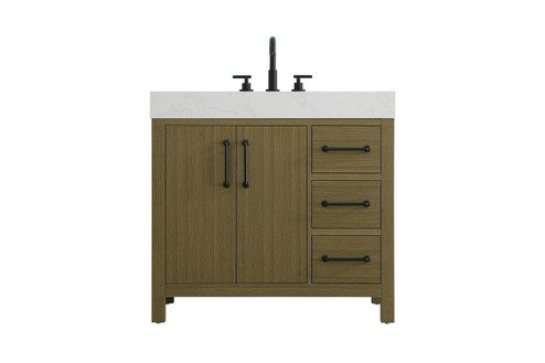 Nathan Bathroom Vanity in Chestnut Brown (173|VF60636MCB)