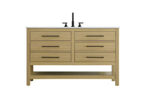 Karson Bathroom Vanity in Honey Brown (173|VF60560MHB)