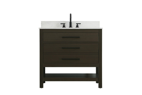 Karson Bathroom Vanity in Mocha Brown (173|VF60536MMBBS)