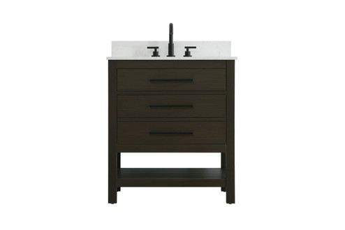 Karson Bathroom Vanity in Mocha Brown (173|VF60530MMBBS)