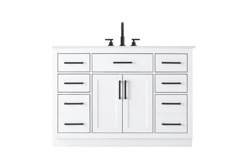 Alden Bathroom Vanity in White (173|VF29748WH)