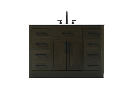 Alden Bathroom Vanity in Mocha Brown (173|VF29748MMB)