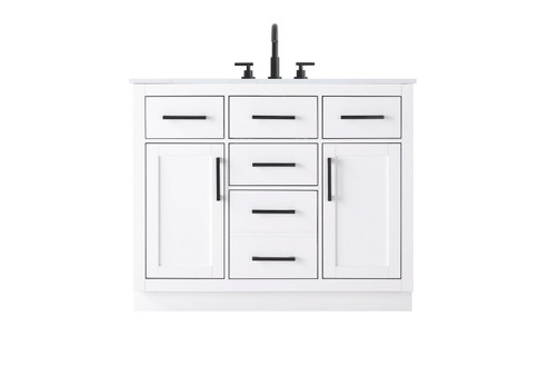 Alden Bathroom Vanity in White (173|VF29742WH)