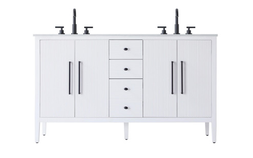 Blakely Bathroom Vanity in White (173|VF29660DWH) Blakely Bathroom Vanity in White (173|VF29660DWH)