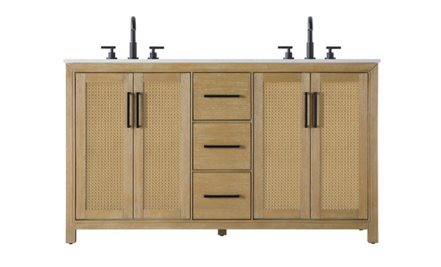 Alina Bathroom Vanity in Linen Oak (173|VF29560DLO)