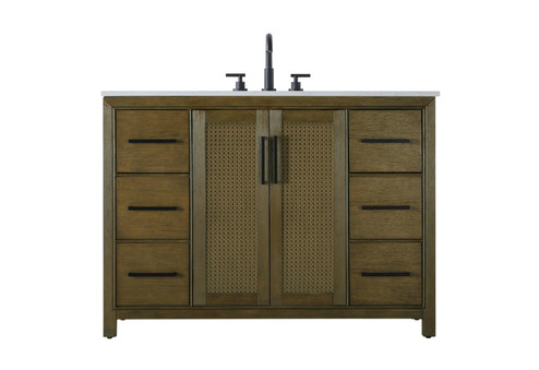 Alina Bathroom Vanity in Hazel Oak (173|VF29548HO)