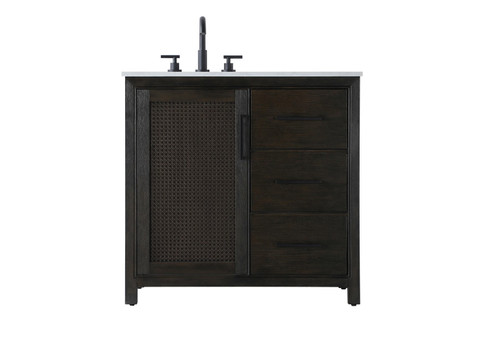Alina Bathroom Vanity in Chocolate Oak (173|VF29536CO) Alina Bathroom Vanity in Chocolate Oak (173|VF29536CO)