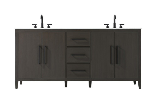 Millie Bathroom Vanity in Mocha Brown (173|VF29372DMMB)