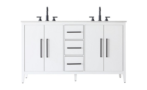 Millie Bathroom Vanity in White (173|VF29360DWH)