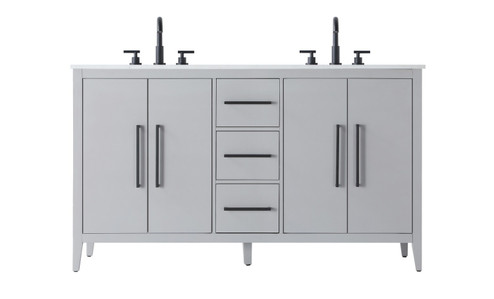 Millie Bathroom Vanity in Grey (173|VF29360DGR) Millie Bathroom Vanity in Grey (173|VF29360DGR)