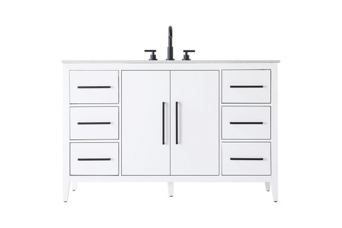Millie Bathroom Vanity in White (173|VF29354WH) Millie Bathroom Vanity in White (173|VF29354WH)