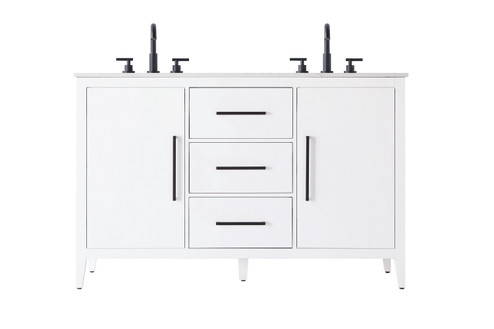 Millie Bathroom Vanity in White (173|VF29354DWH)