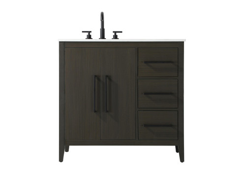 Millie Bathroom Vanity in Mocha Brown (173|VF29336MMB)
