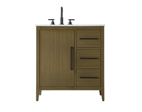 Millie Bathroom Vanity in Chestnut Brown (173|VF29332MCB)