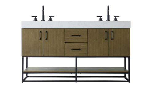 Caroline Bathroom Vanity in Chestnut Brown (173|VF29260DMCB)