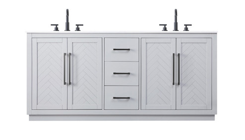 Chase Bathroom Vanity in Grey (173|VF29072DGR)