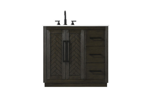 Chase Bathroom Vanity in Chocolate Oak (173|VF29036CO)