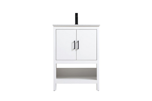 Ira Bathroom Vanity in White (173|VF25224MWH)