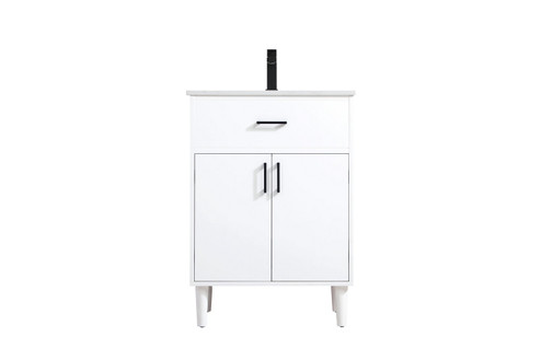 Chandler Bathroom Vanity in White (173|VF25024MWH)