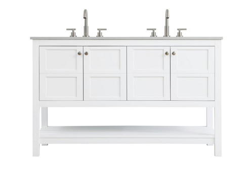 Theo Bathroom Vanity in white (173|VF16454DWH)