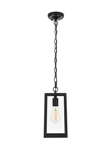 Veda One Light Outdoor Pendant in Black (173|OD608H13BK)