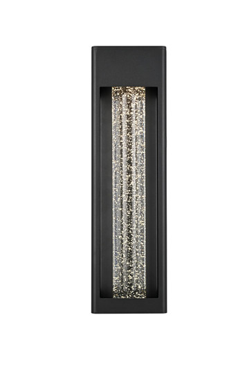 Amaris LED Outdoor Wall Sconce in Black and Clear (173|OD604W19BK)