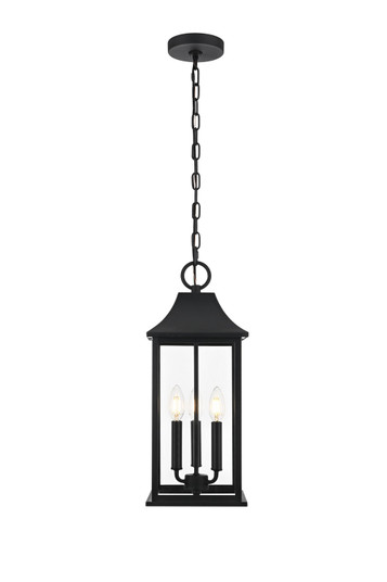 Shepard Three Light Outdoor Pendant in Black (173|OD503H21BK)