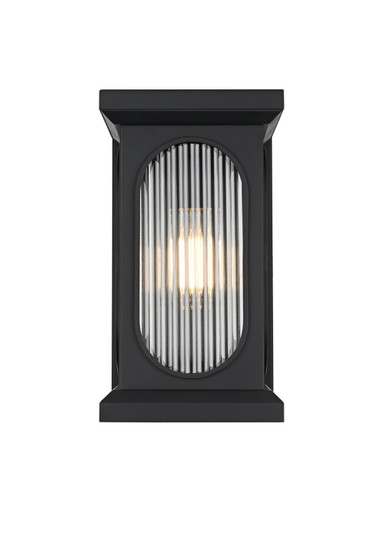 Sevyn One Light Outdoor Wall Sconce in Black (173|OD417W14BK)