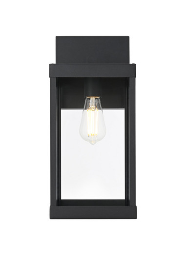 Peter One Light Outdoor Wall Sconce in Black (173|OD413W18BK)