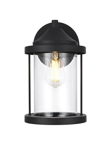 Roy One Light Outdoor Wall Sconce in Black (173|OD402W12BK)