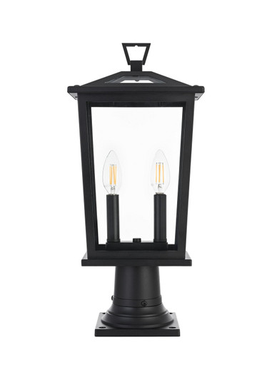 Berks Two Light Outdoor Post Mount in Black (173|OD333P20BK)